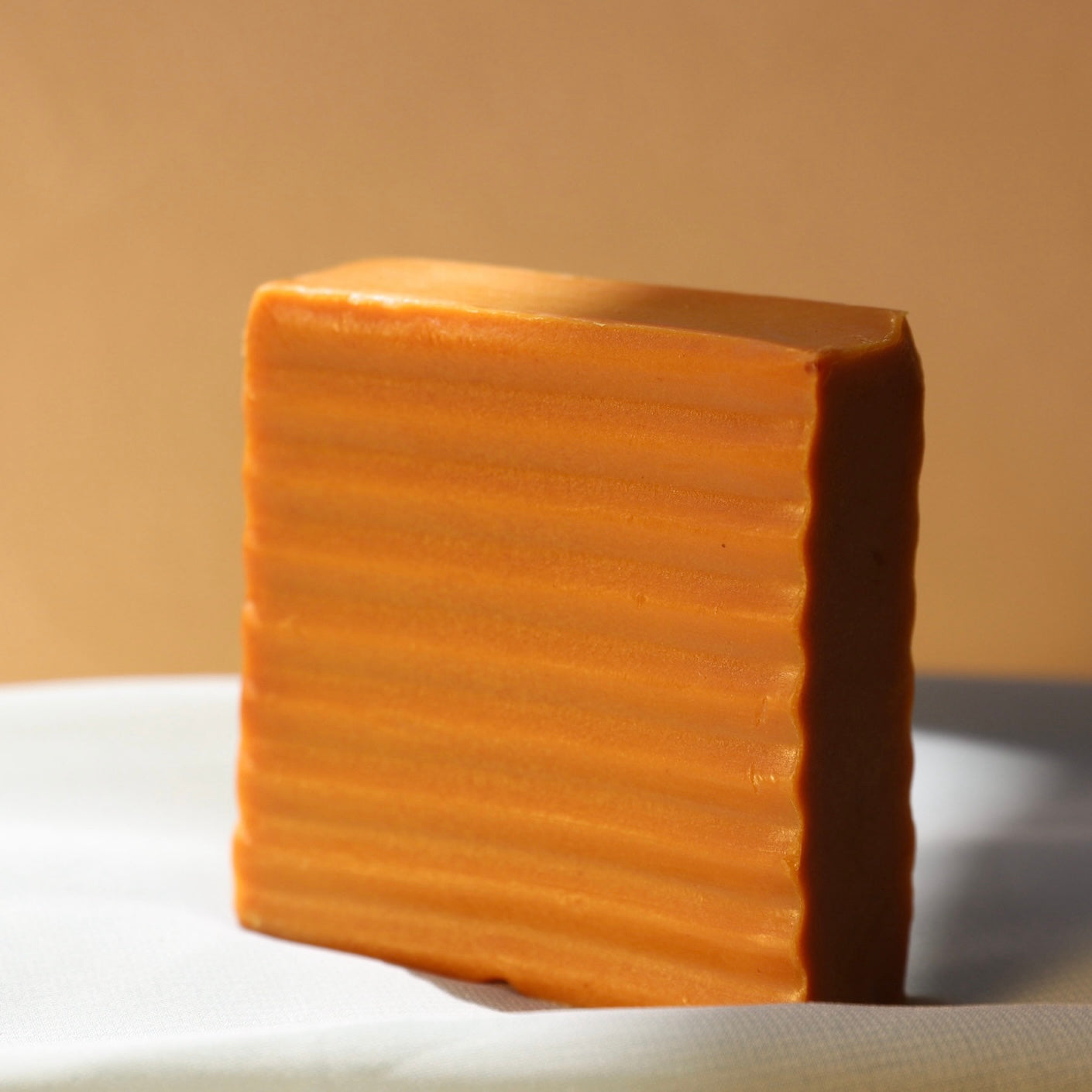 Natural turmeric and carrot soap with honey for face and body