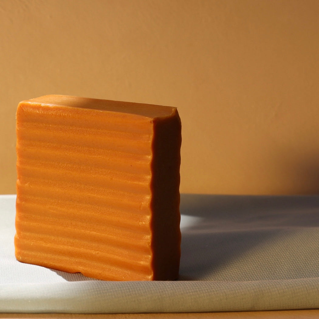 Turmeric carrot and honey soap bar by Organic Oasis