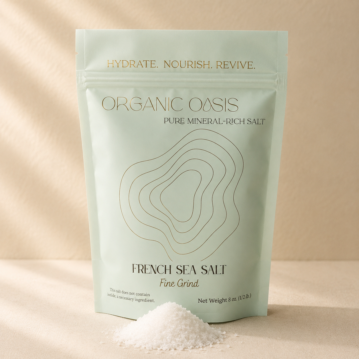 Unrefined French Grey Sea Salt for cooking and seasoning
