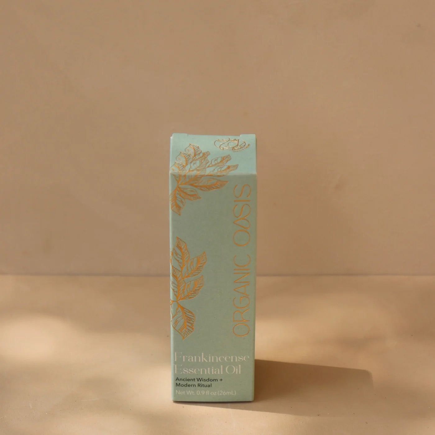 Organic Frankincense Essential Oil product box by Organic Oasis