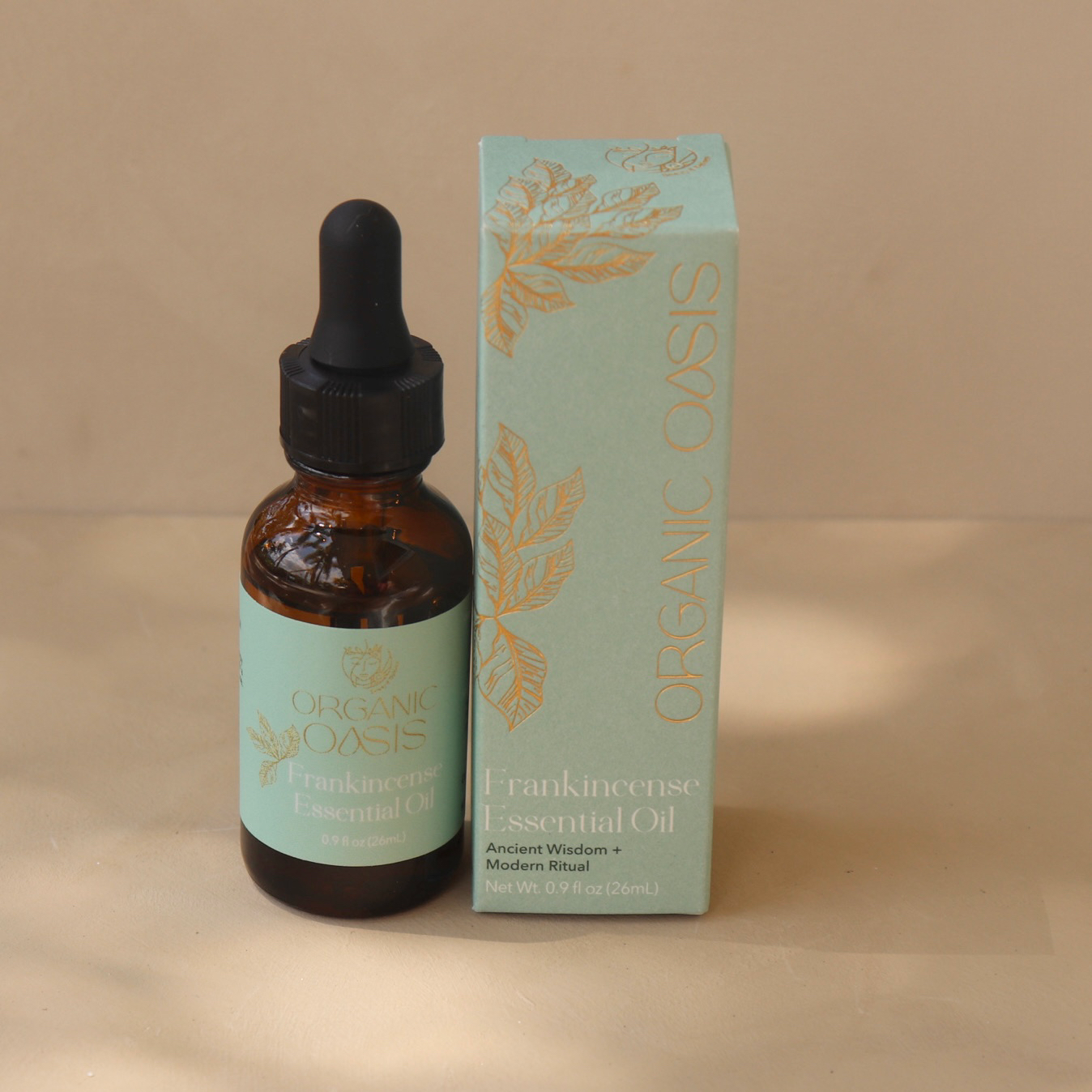 Steam-distilled Organic Frankincense Essential Oil by Organic Oasis