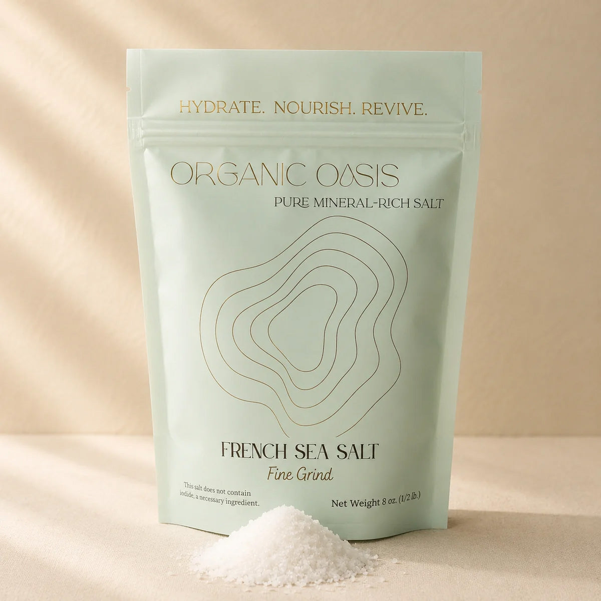 Unrefined French Grey Sea Salt for cooking and seasoning

