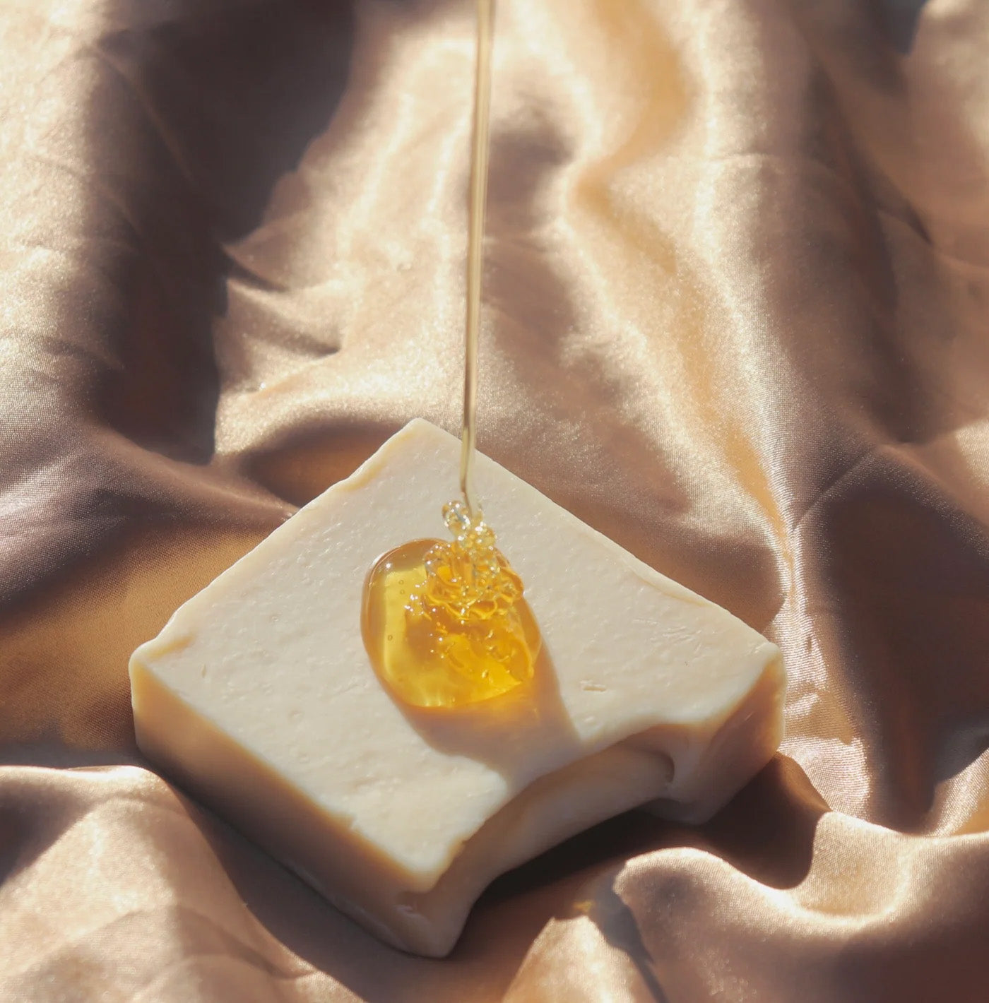 Golden Hour tallow soap bar with Manuka honey
